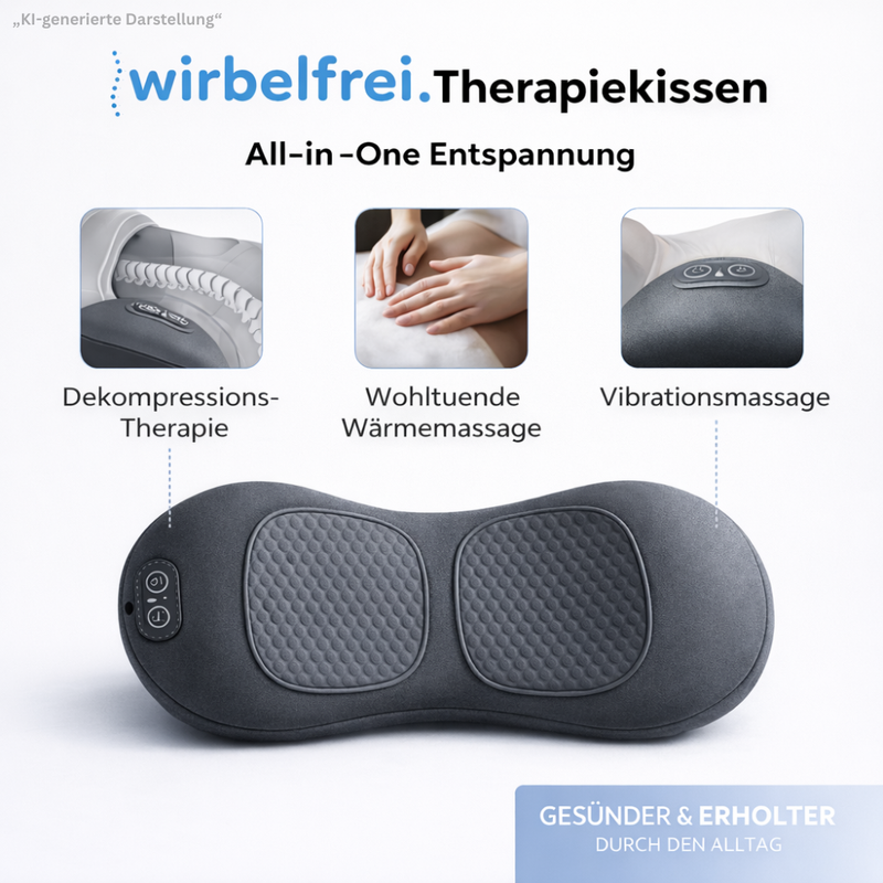 wirbelfrei - 3 in 1 Therapiekissen