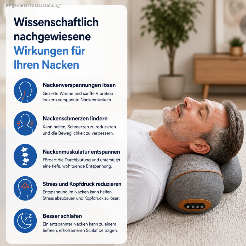wirbelfrei – 3 in 1 Nackenkissen