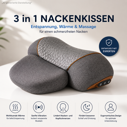 wirbelfrei – 3 in 1 Nackenkissen