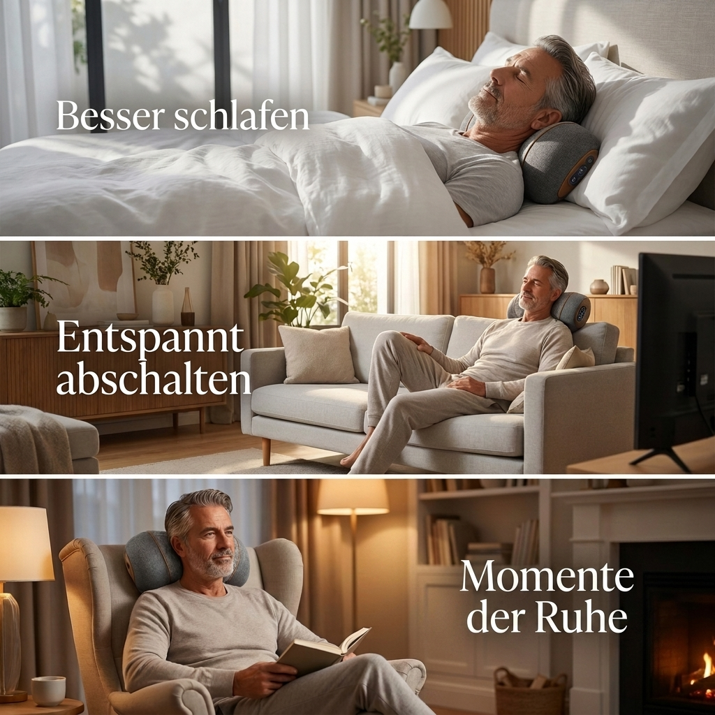 wirbelfrei – 3 in 1 Nackenkissen