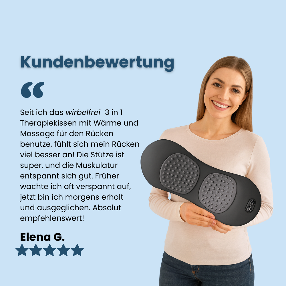 wirbelfrei - 3 in 1 Therapiekissen + E-Book
